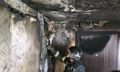 В результате пожара в Покровском районе пострадали два человека