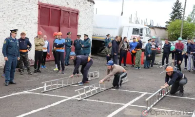 Лучшими в пожарно-спасательном спорте стали сотрудники 3-й пожарно-спасательной части Орла
