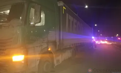 В Мценском районе Lada Kalina врезалась в стоящий КамАЗ