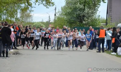 В Урицком районе прошёл межобластной легкоатлетический пробег