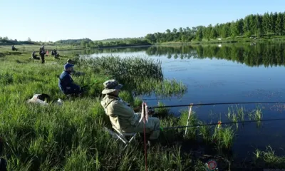 На Пенькозаводском пруду в Малоархангельском районе прошли традиционные профсоюзные соревнования по рыбной ловле