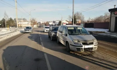 В Орле столкнулись Nissan Murano и Fiat