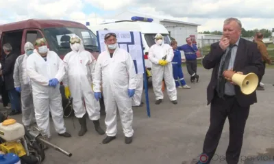 В Орловской области отработали алгоритм действий при вспышке АЧС