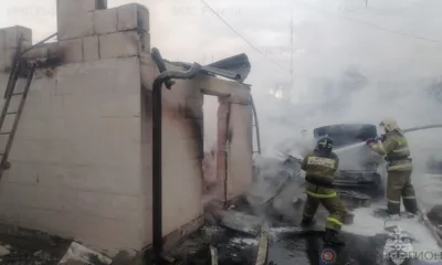 Орловец, пытавшийся самостоятельно потушить пожар, госпитализирован в ООКБ