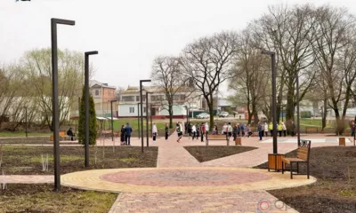 В рамках рабочей поездки Андрей Клычков посетил сквер в пгт. Колпна