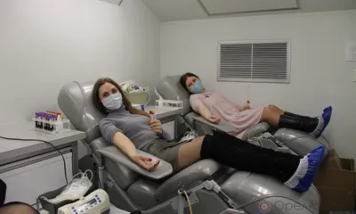 В Орле сотрудники ПФР сдали около 30 литров крови