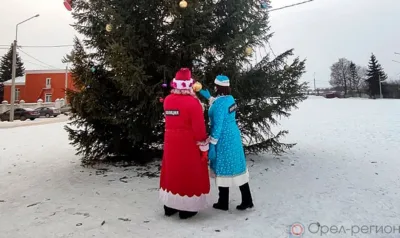 Полицейский Дед Мороз пришёл к болховским ребятам