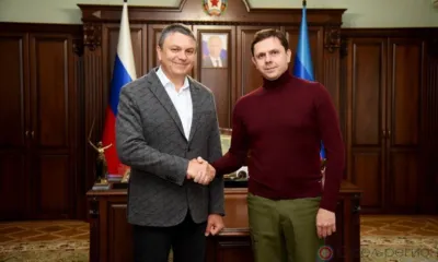 Губернатор Орловской области встретился с главой ЛНР Леонидом Пасечником