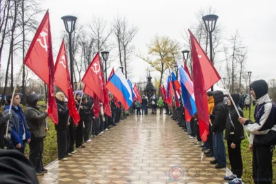 Фото 8. 1 ноября в парке Победы в Орле прошла международная акция «Сад памяти»