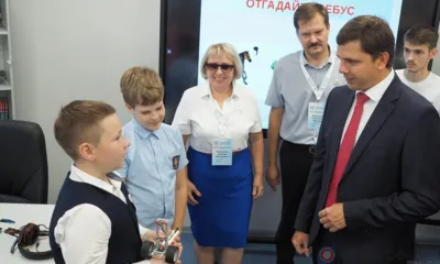 В орловской гимназии №19 им. Героя Советского Союза В.Н. Меркулова открылся школьный технопарк «Кванториум»