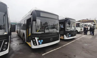 На Орловщину прибыли пять низкопольных ЛиАЗов