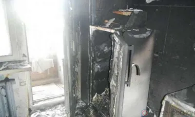 В Орле в квартире загорелся холодильник