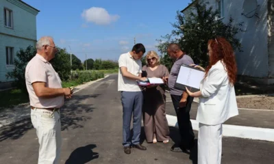 В посёлке Хотынец завершено благоустройство одной общественной и одной дворовой территорий