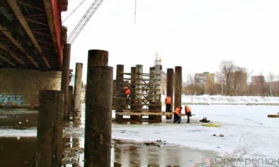 В Орле временную переправу возле Красного поста откроют к концу апреля