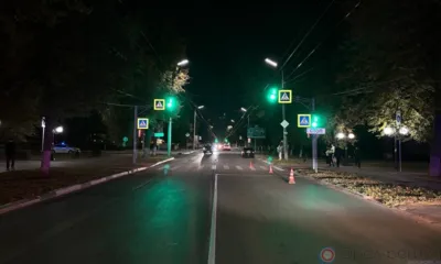 В Орле Volkswagen сбил велосипедиста на пешеходном переходе