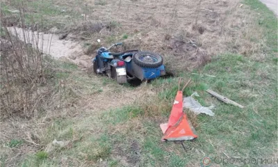 62-летний мотоциклист не справился с управлением на орловской трассе и попал в больницу