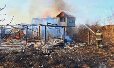 В Орловской области пал травы привёл к дачным пожарам