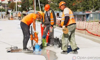 Работы на Колхозном мосту в Орле идут по графику