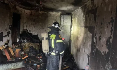 При пожаре в Мценске спасены 12 человек