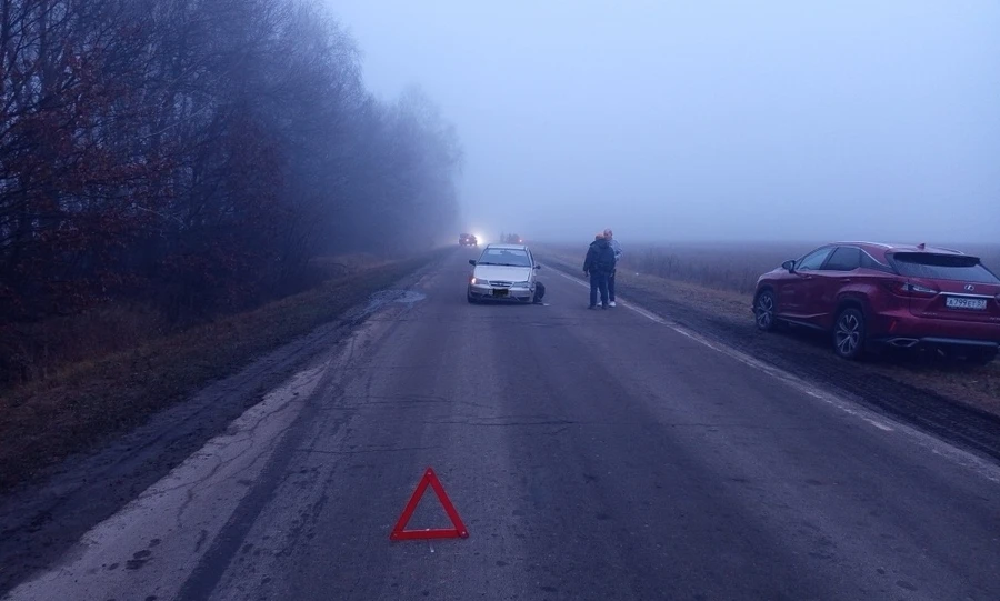 Под Орлом лоб в лоб столкнулись Daewoo и Nissan