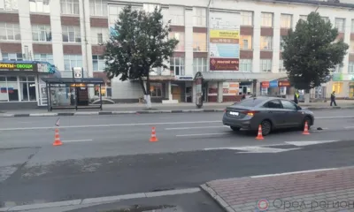 Орловец переходил дорогу и попал под колёса Hyundai Solaris