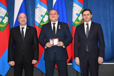 Фото 1. Орловцы получили награды за добросовестный труд на благо страны и малой родины