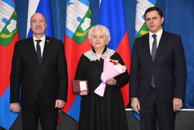 Фото 2. Орловцы получили награды за добросовестный труд на благо страны и малой родины