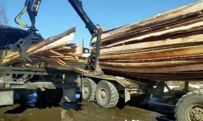 Из Орла для российских военнослужащих отправлена партия пиломатериала