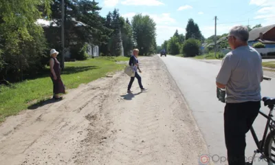 Дорога по улице Октябрьской в Шаблыкино для пешеходов не предназначена, уверены местные жители