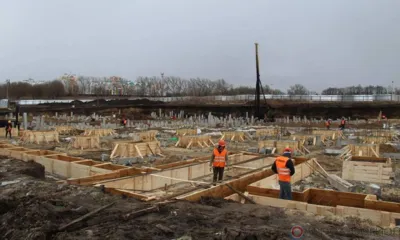 Специалисты Министерства просвещения проконтролировали ход строительства школы на ул. Зеленина в Орле