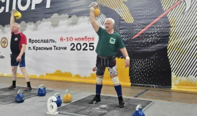 Орловец стал трёхкратным победителем Кубка ветеранов по гиревому спорту