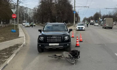 81-летний велосипедист в Орле попал под колёса иномарки