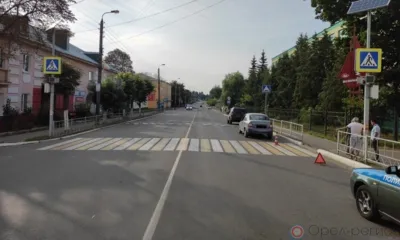 В Мценске девятилетний мальчик попал под колёса ВАЗ-11183