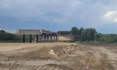 Ремонт моста через реку Сосну в Ливенском районе завершится в ноябре этого года