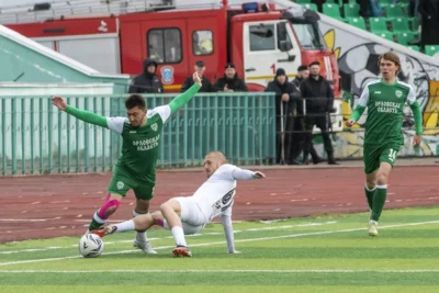 Фото 7. ФК «Орёл» в первом домашнем матче сезона сыграл вничью с главным фаворитом первенства