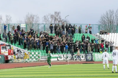 Фото 12. ФК «Орёл» в первом домашнем матче сезона сыграл вничью с главным фаворитом первенства