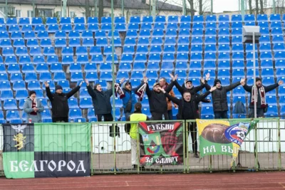 Фото 15. ФК «Орёл» в первом домашнем матче сезона сыграл вничью с главным фаворитом первенства