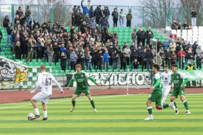 Фото 18. ФК «Орёл» в первом домашнем матче сезона сыграл вничью с главным фаворитом первенства