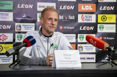 Фото 24. ФК «Орёл» в первом домашнем матче сезона сыграл вничью с главным фаворитом первенства