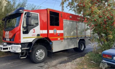 Орловцы самостоятельно спаслись из горящего дома в пер. Шпагатном