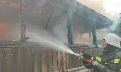 Мужчина пострадал в результате пожара в частном доме в Болхове