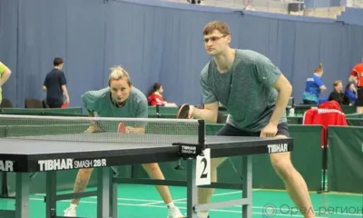 Орловец выиграл три медали на чемпионате России по настольному теннису