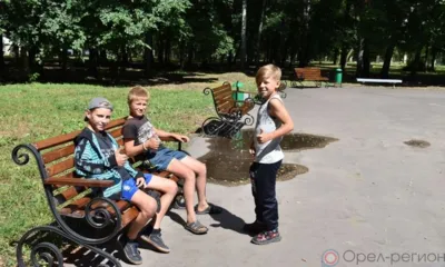 В Колпне завершилось благоустройство парка культуры и отдыха