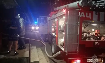 В Орле два человека едва не погибли при пожаре