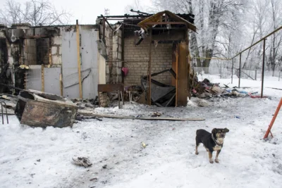 Фото 4. 19 января в посёлке Красная Звезда Орловского МО полностью сгорел дом семьи Рудневых