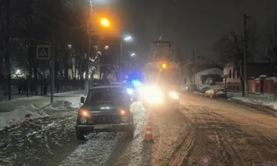 В Орле женщина попала под колёса автомобиля на пешеходном переходе