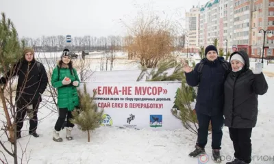 Орловцы смогут сдать оставшиеся после праздников деревья на переработку