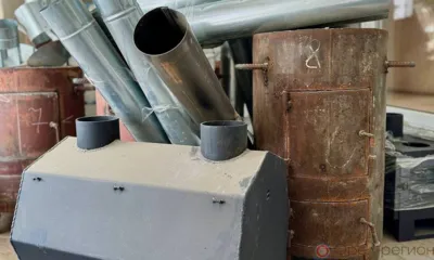 «Орёлводоканал» передал бойцам СВО печки-буржуйки