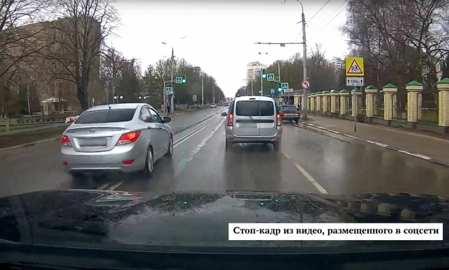 Видео из соцсетей помогло установить орловца, нарушившего ПДД