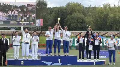 Фото 7. Золото и бронзу выиграли орловские лучники на Спартакиаде учащихся России